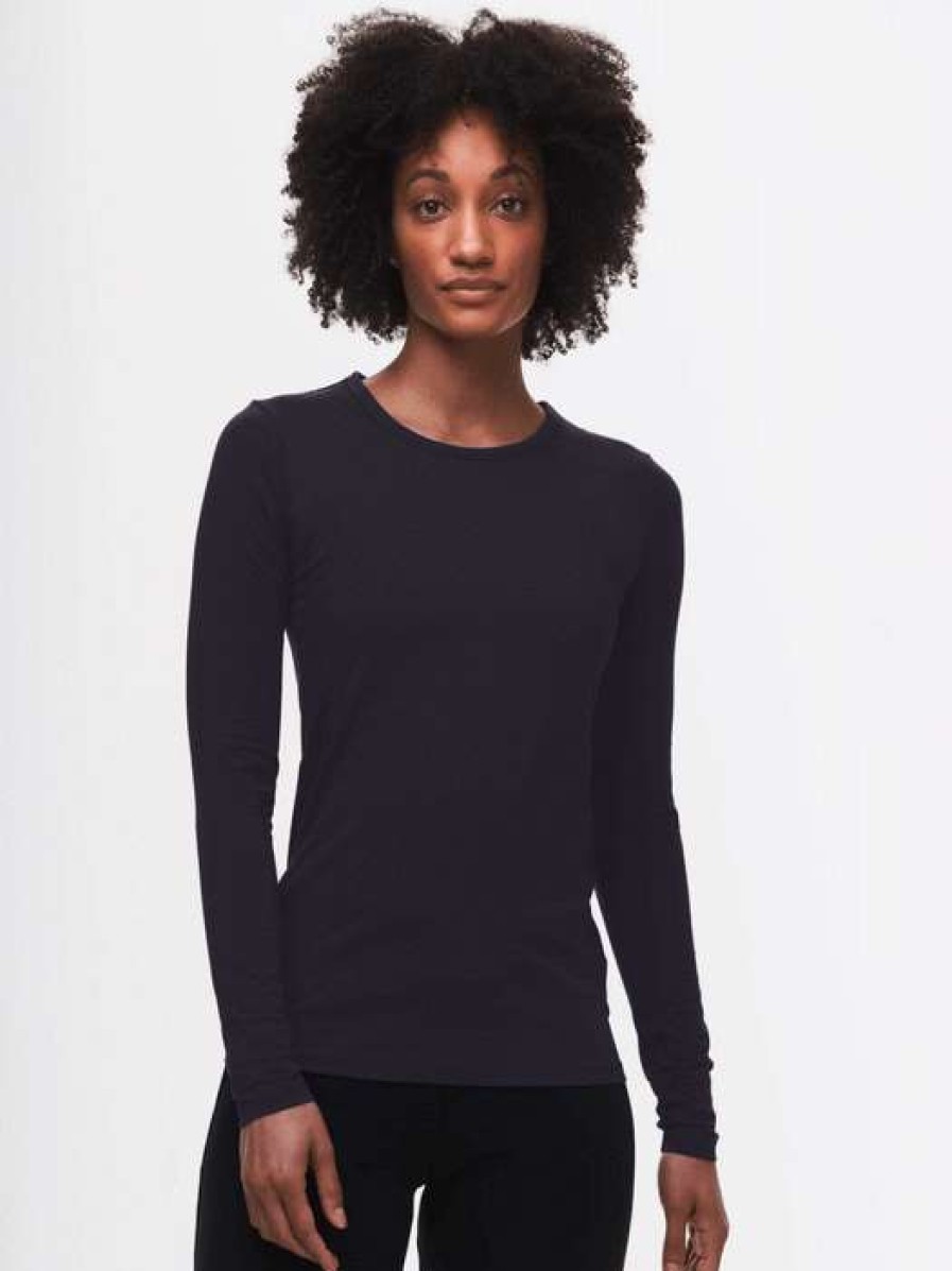 Women * | Best Price Ladies Nola Crew Neck Longsleeve Tee By Tasc