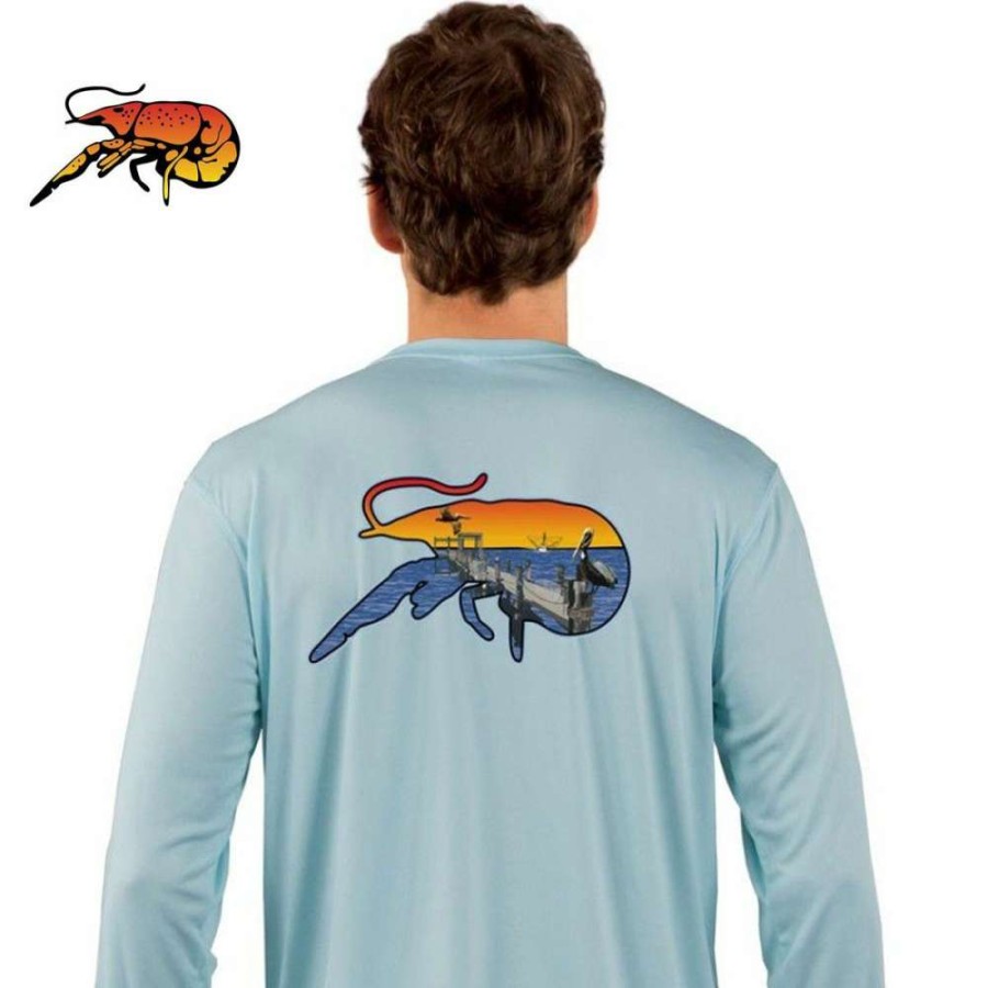 Crawfish * | Latest Crawfish Long Sleeve Sun Shirt