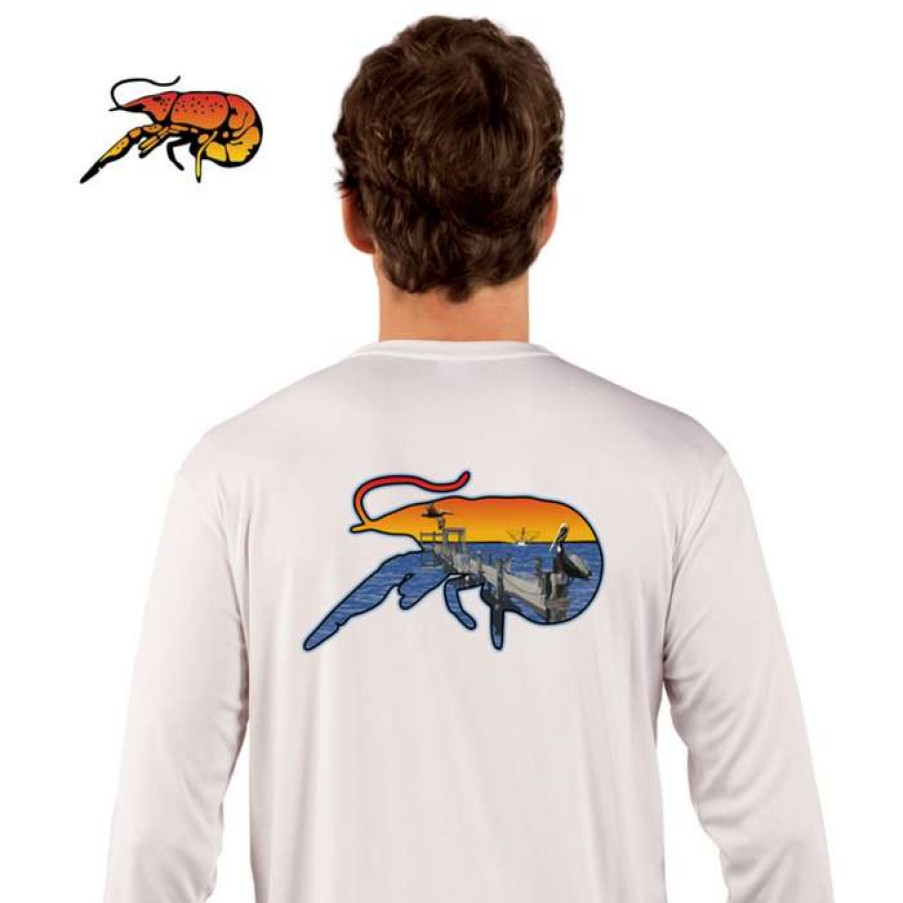 Crawfish * | Latest Crawfish Long Sleeve Sun Shirt