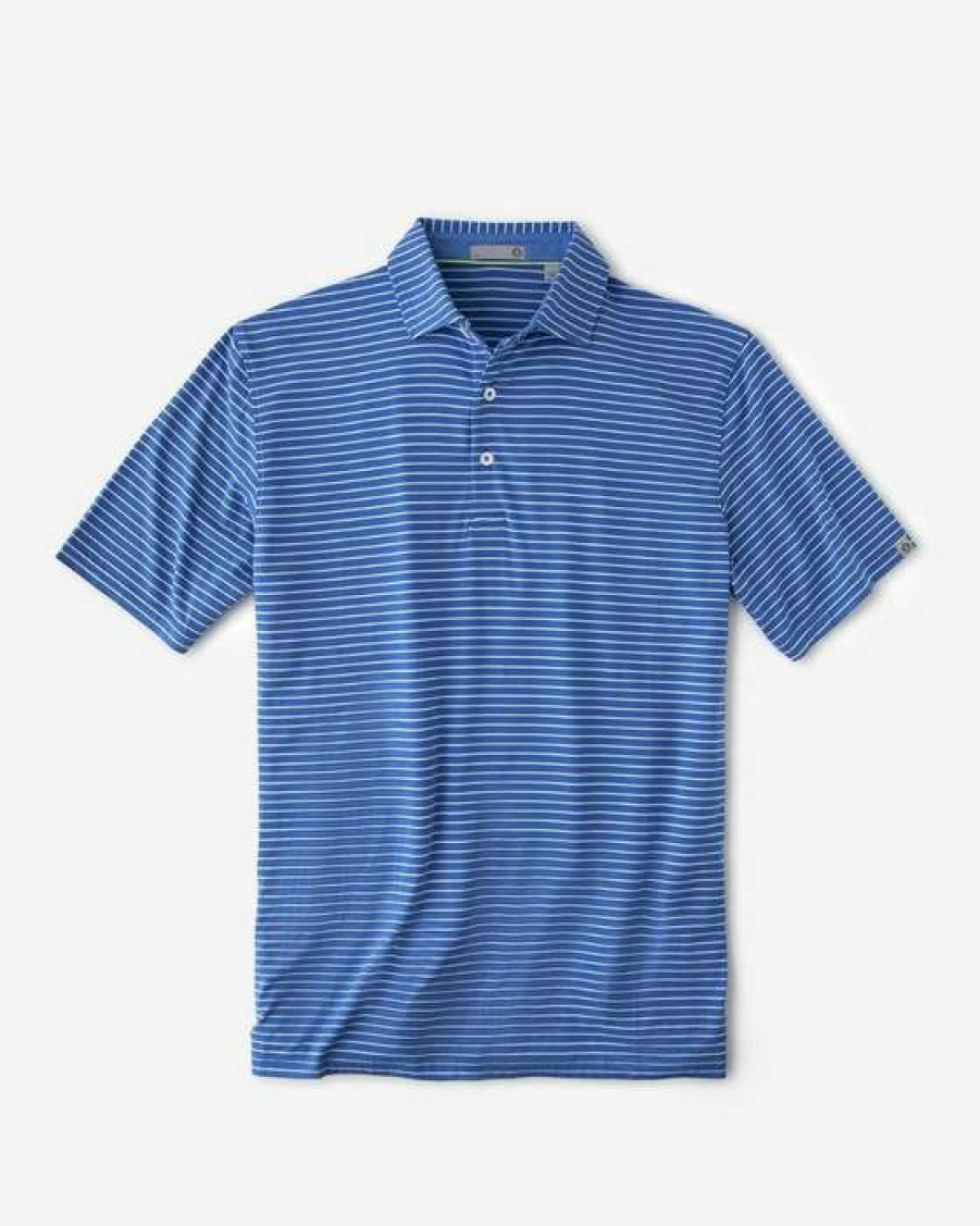 Men * | Latest Brookline Stripe Golf Polo By Tasc