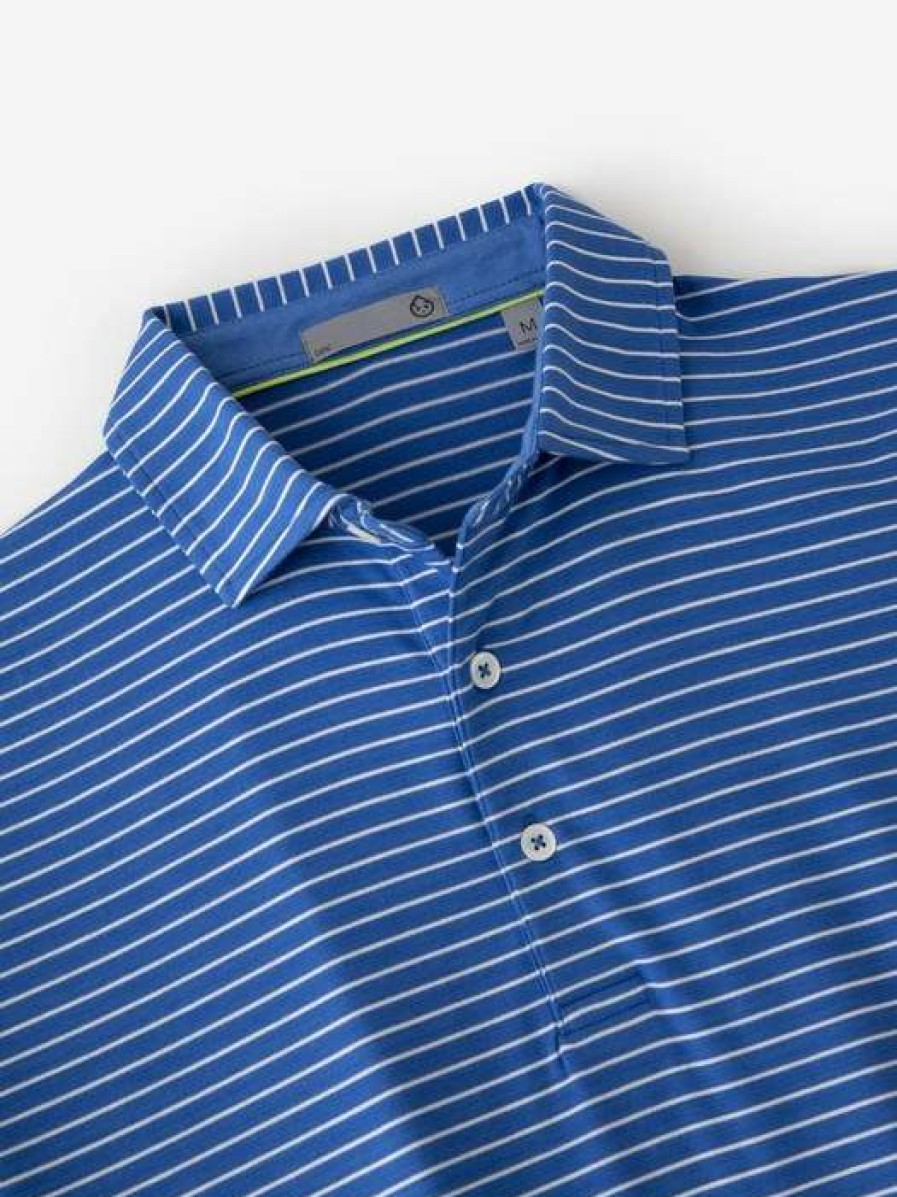 Men * | Latest Brookline Stripe Golf Polo By Tasc