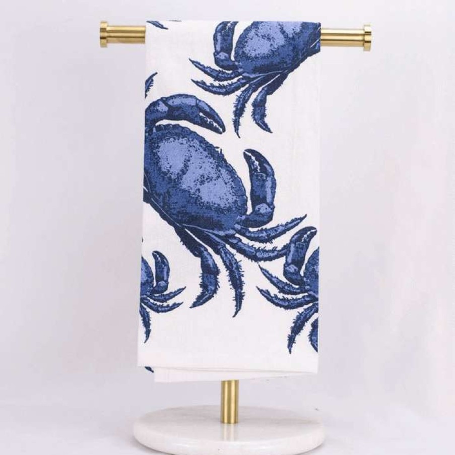 Gifts * | Clearance Chesapeake Crab Dish Towel By The Royal Standard