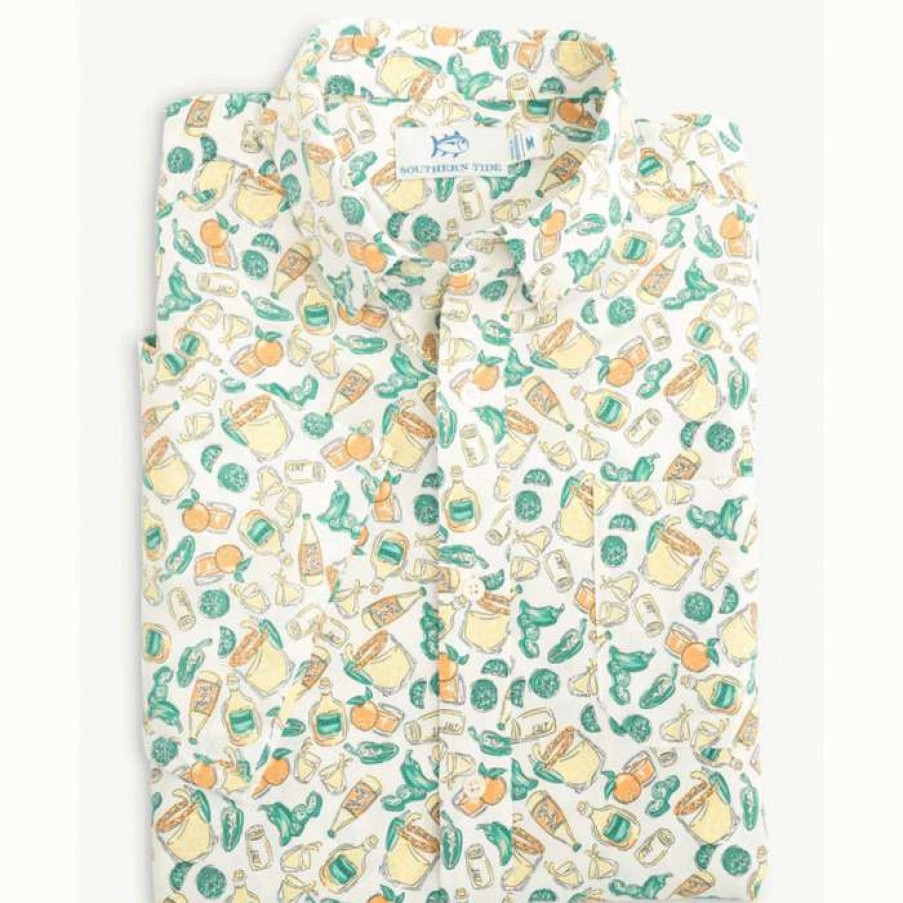 Men * | Top Selling Margarita Madness Sport Shirt By Southern Tide