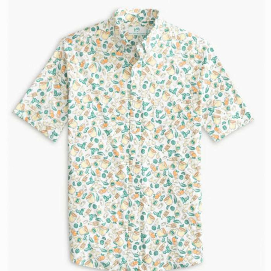 Men * | Top Selling Margarita Madness Sport Shirt By Southern Tide