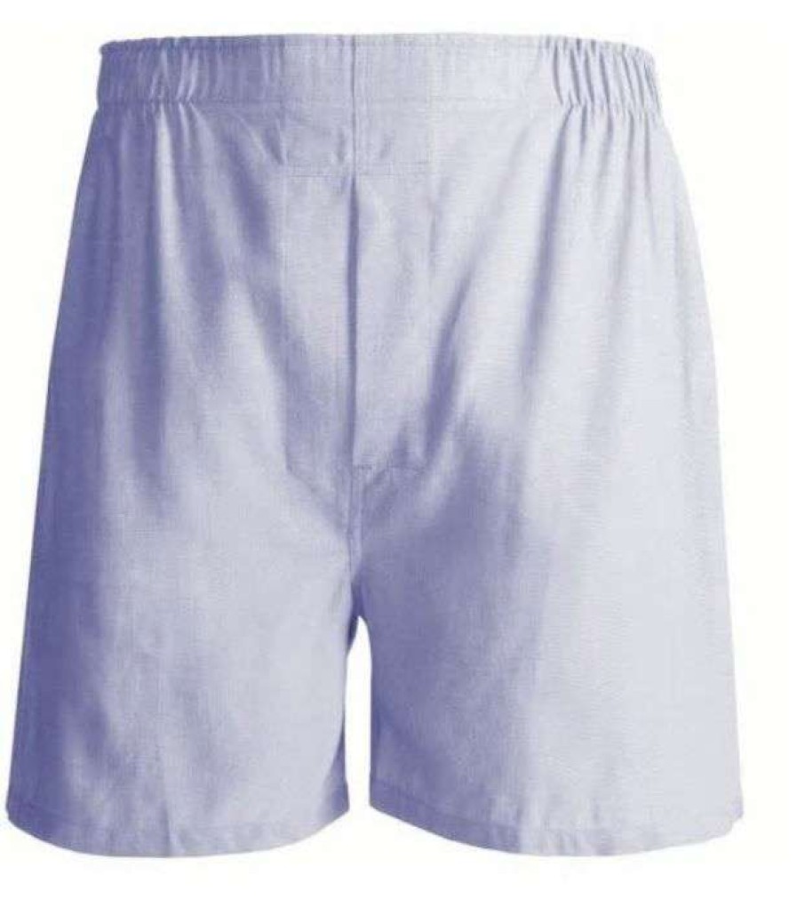 Men * | Discounts Pinpoint Oxford Boxer Short