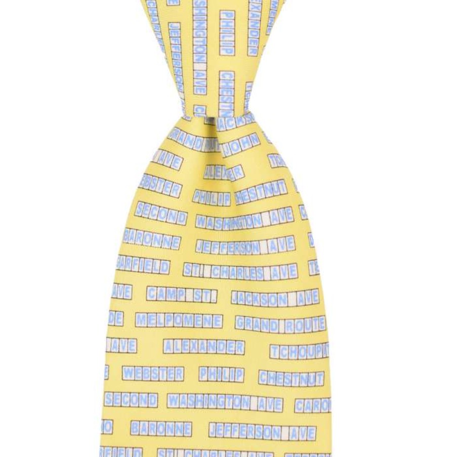 Men * | Classical Street Tiles Tie By Vineyard Vines