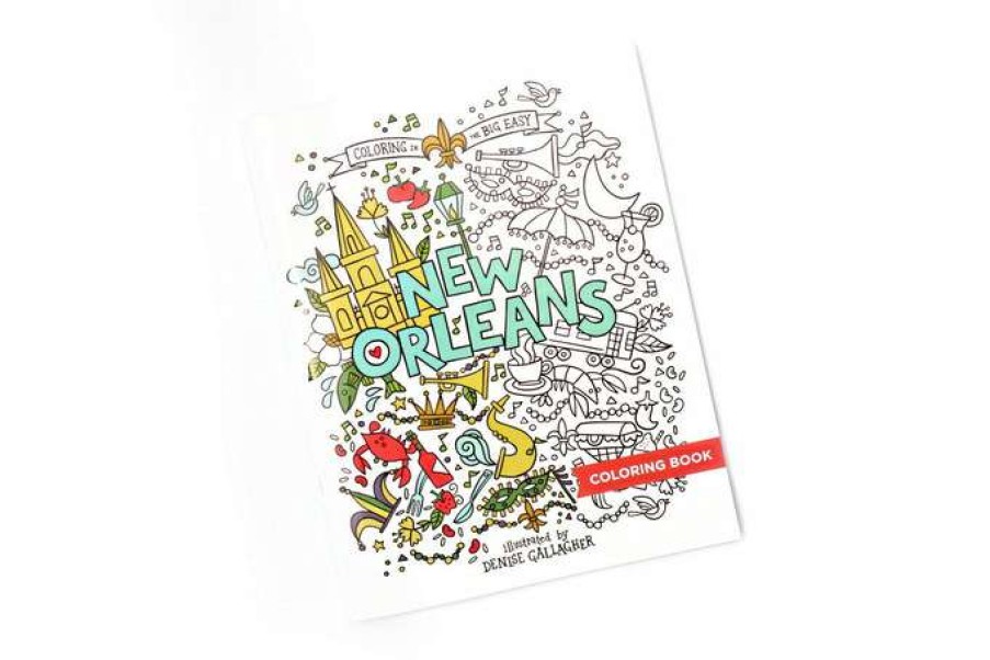 Women * | Latest Nola Themed Coloring Book