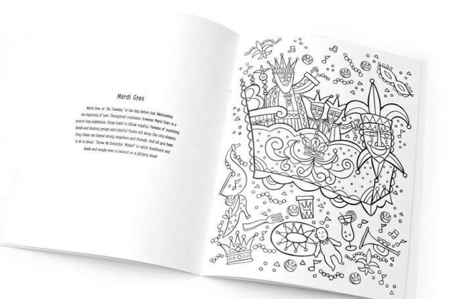 Women * | Latest Nola Themed Coloring Book