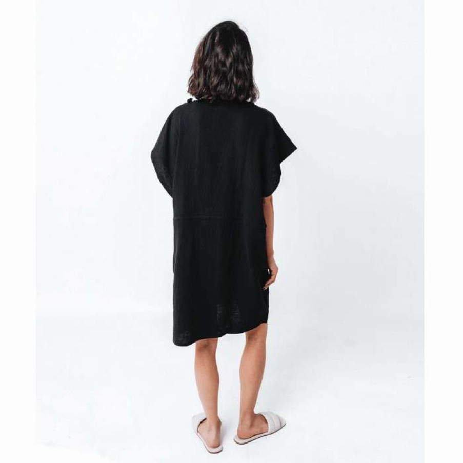 Women * | Latest Ladies Gauze Short Beach Coverup By Echo