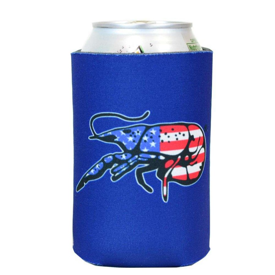 Crawfish * | New Stars & Stripes Crawfish Coozie Navy