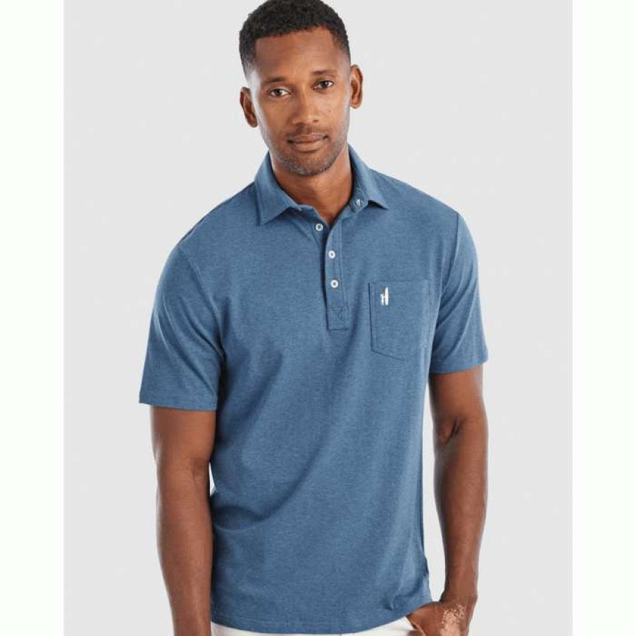 Men * | Special Heathered Original Polo By Johnnie-O