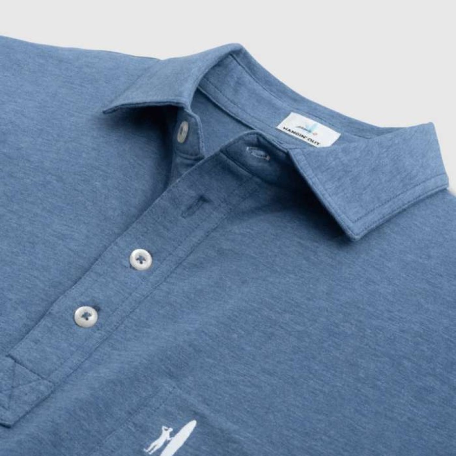 Men * | Special Heathered Original Polo By Johnnie-O