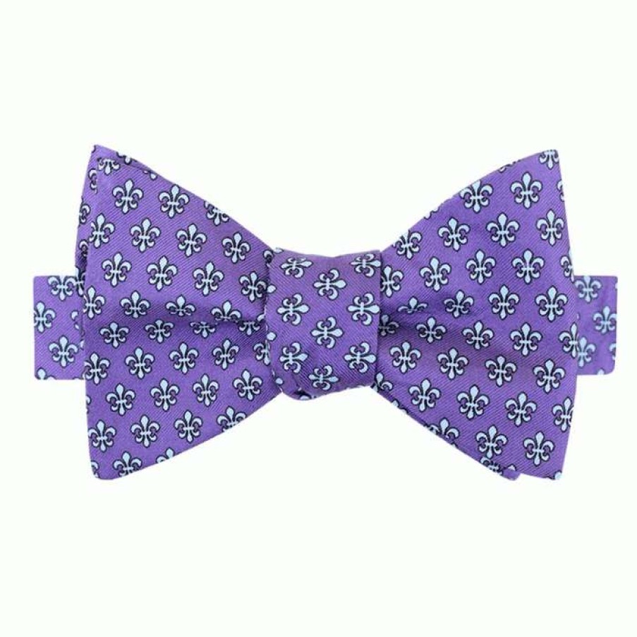 Kids * | Hot Selling Boy'S Fleur De Lis Bow Tie