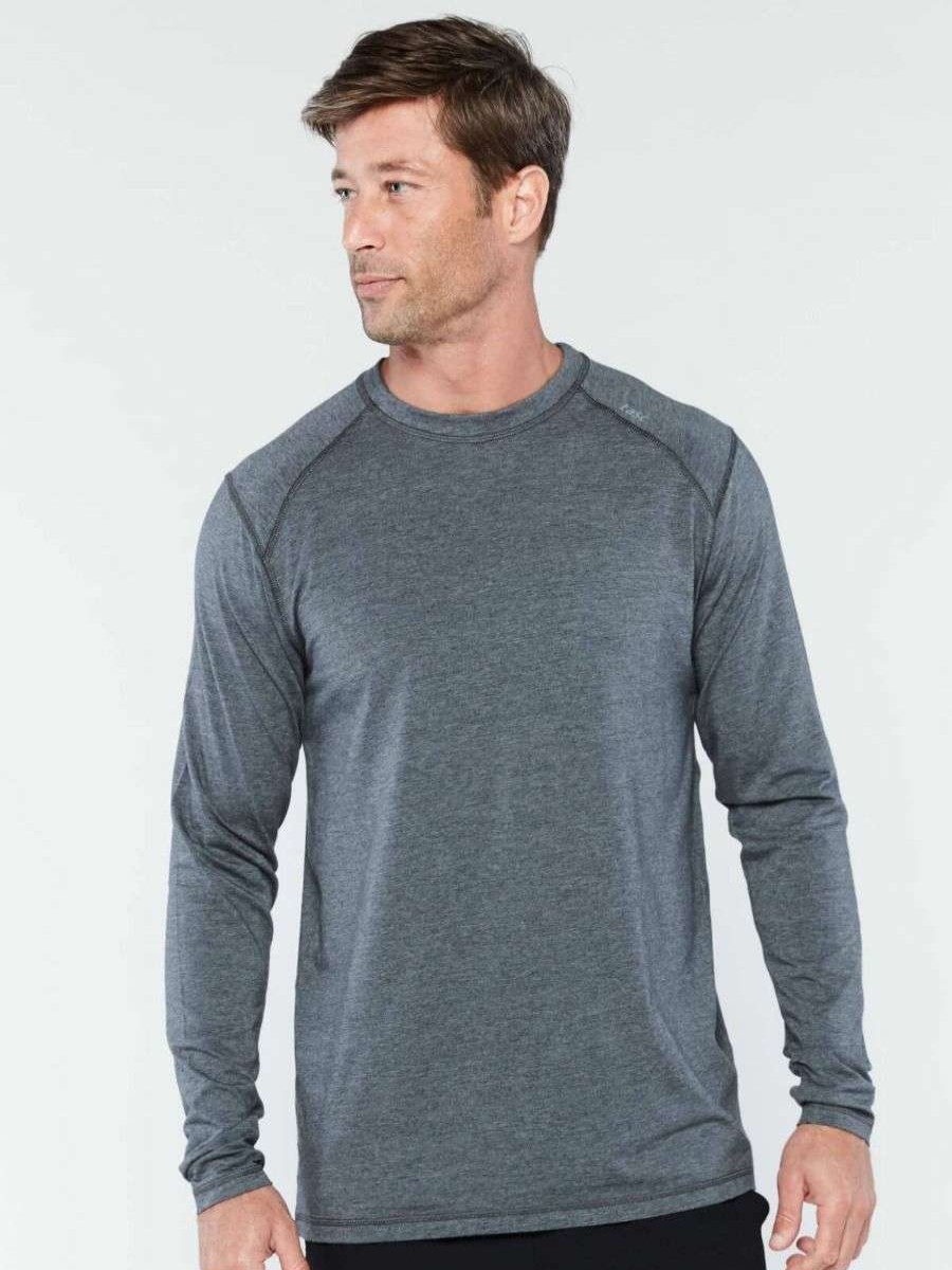 Men * | Latest Carrollton Longsleeve Heater Tee By Tasc