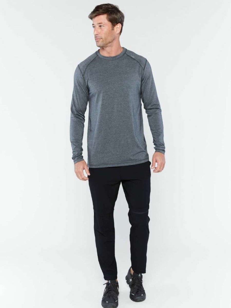 Men * | Latest Carrollton Longsleeve Heater Tee By Tasc