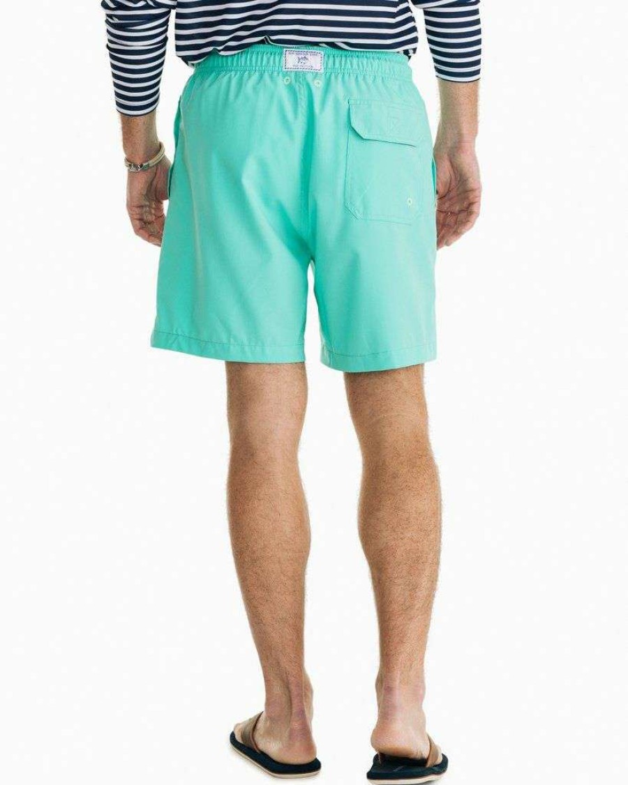 Men * | Top Selling Solid Swim Trunks By Southern Tide