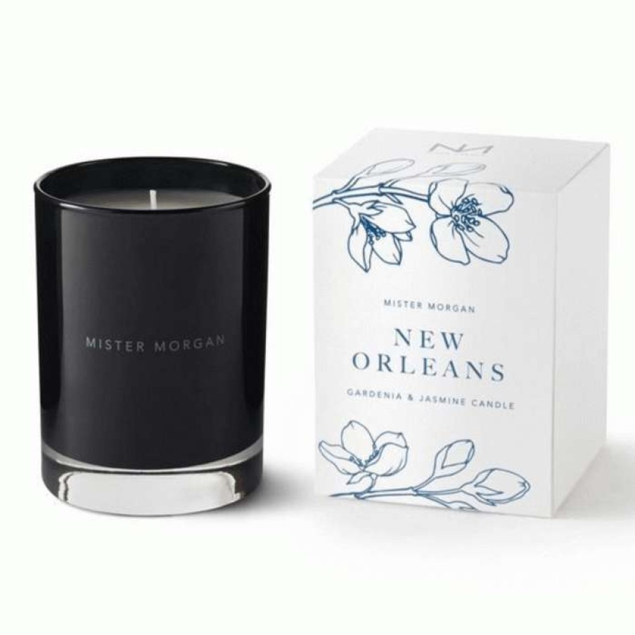 Gifts * | Best Quality New Orleans Jasmine & Gardenia Candle By Niven Morgan