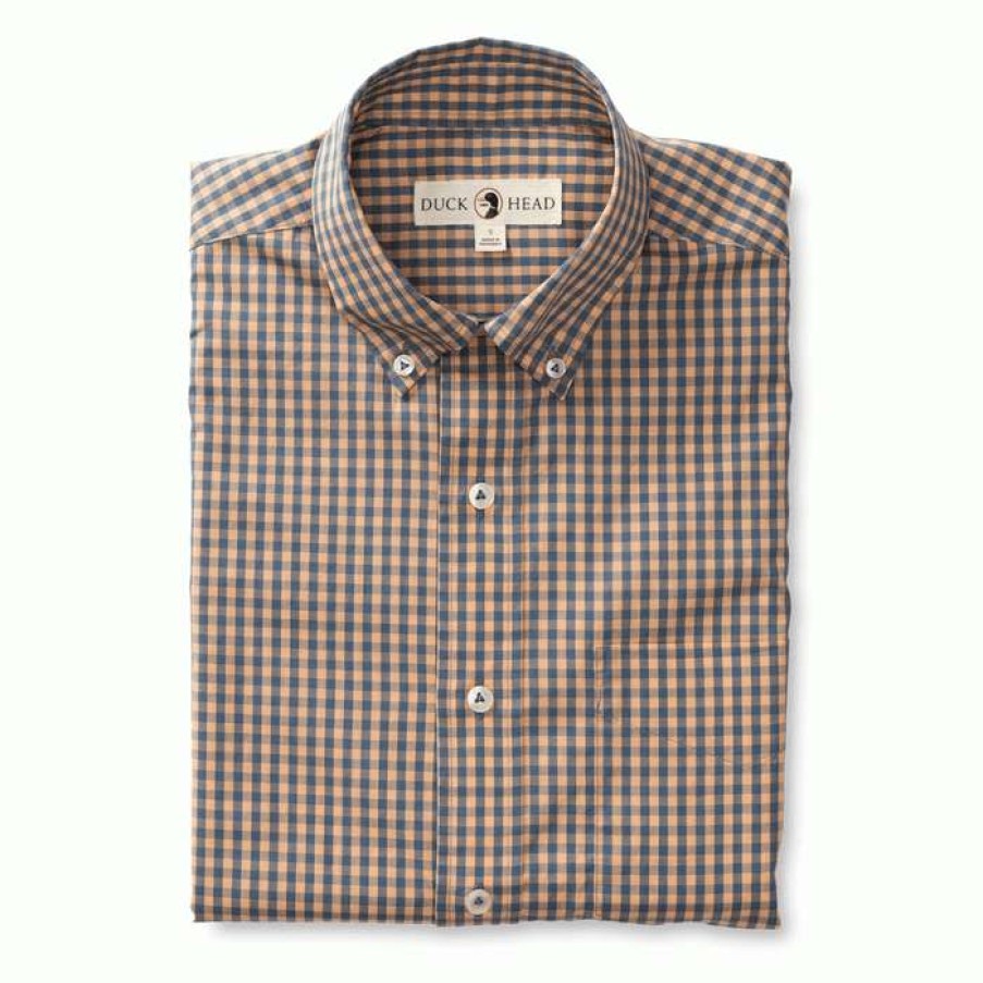 Men * | Classical Hatfield Gingham Sports Shirt By Duckhead