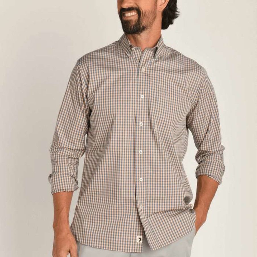 Men * | Classical Hatfield Gingham Sports Shirt By Duckhead